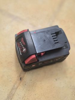 Milwaukee M18 Red Lithium high Output xc5.0 rechargeable Battery like new $70