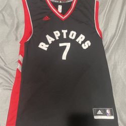 Size Small- Kyle Lowry Adidas Raptors Jersey Black #7