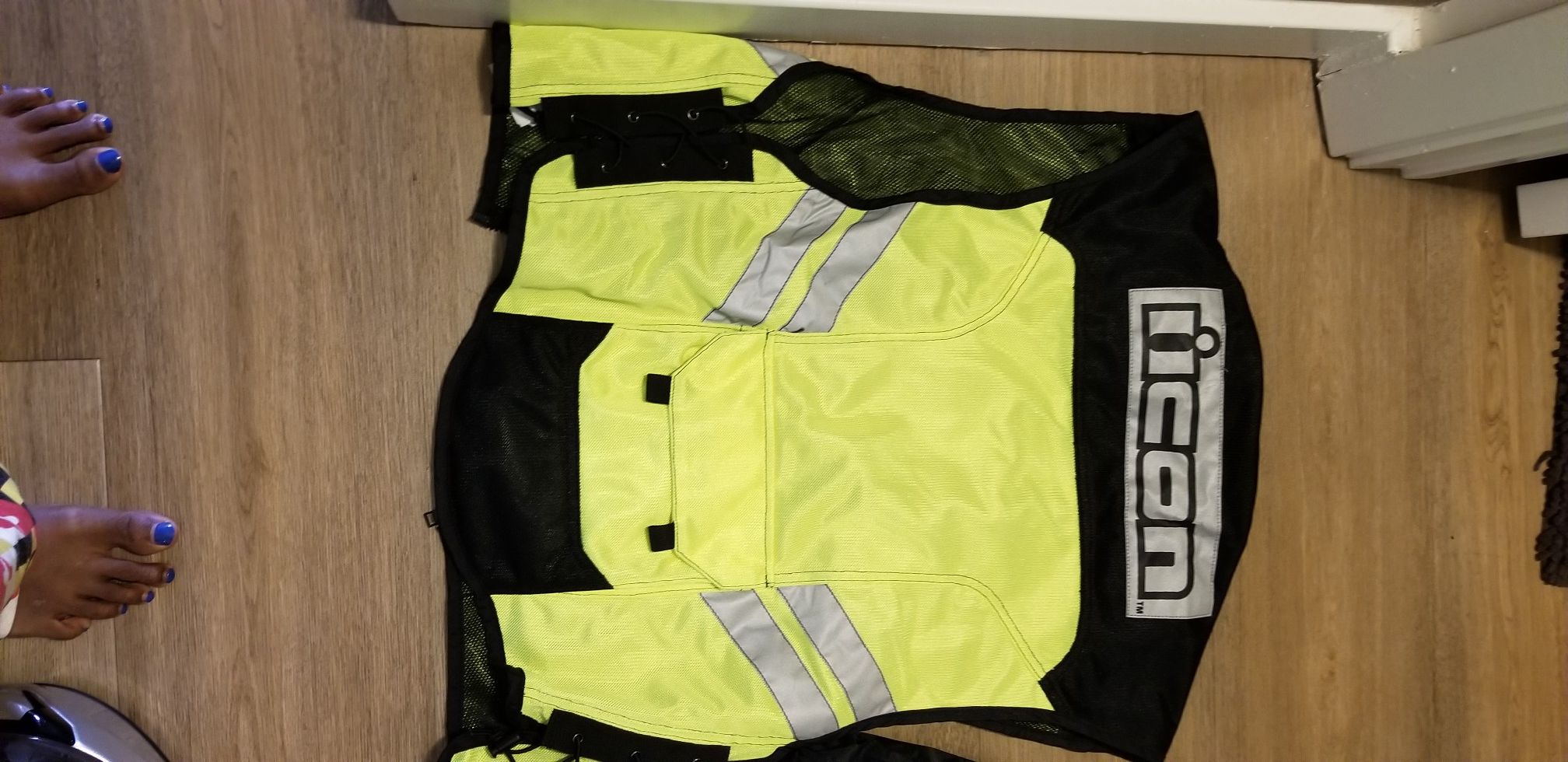 Motorcycle riding jacket and Reflective vest