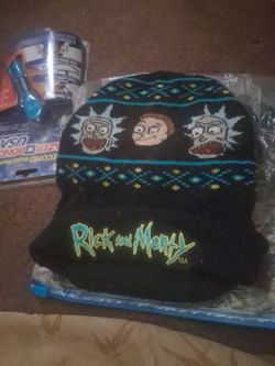 Rick and Morty skull cap and digis
