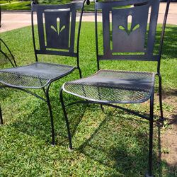 Iron PATIO CHAIRS Only 120$ Or 60$ Each 