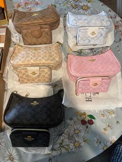 Coach Signature Handbag and Wallet Sets