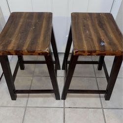 Brown Barstools Set Of 2