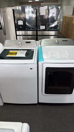 Washer and dryer large capacity