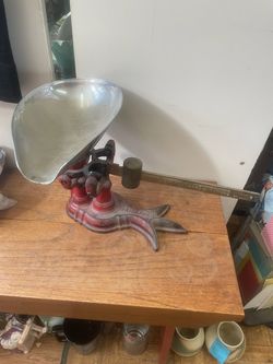 Antique industrial rustic farmhouse scale