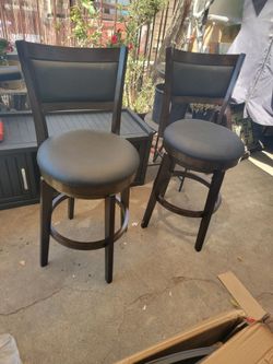 Swivel pub style Barstools Set of 2