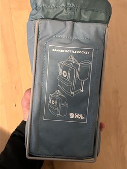 Blue Fjallraven water bottle holder