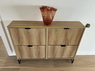 Fully assembled shoe cabinet