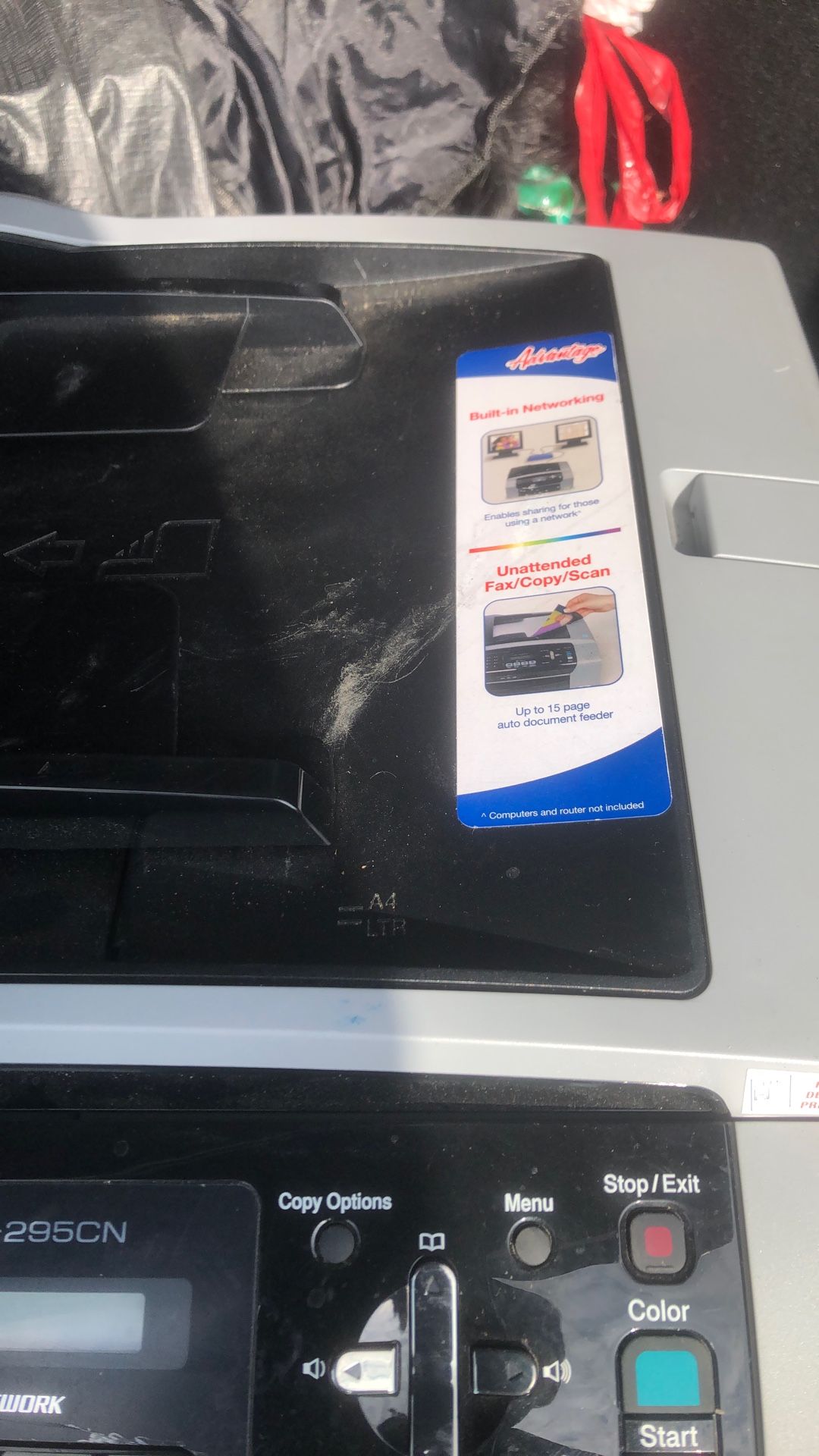 Brothers Color Inkjet Scanner/Printer/Copier