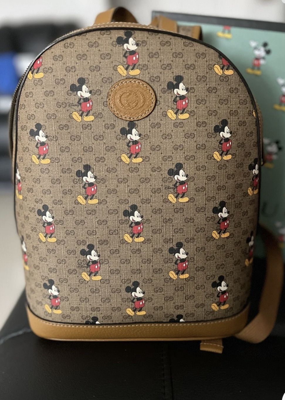 Mickey Mouse Gucci Back Pack No Dust Bag Or Box 