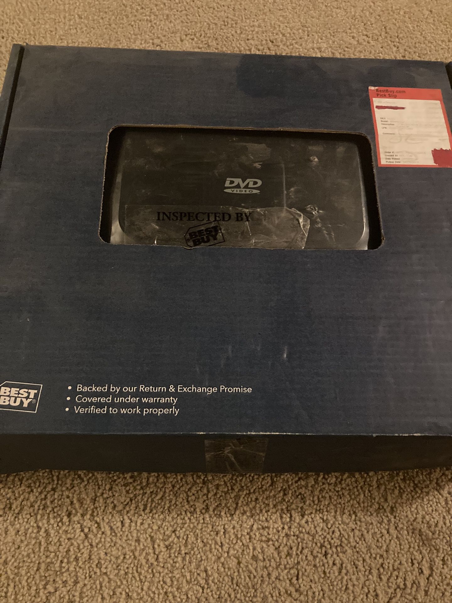 Audiovox 10.1” Flip-Down Car DVD Player (Model AVXMTG10UA)