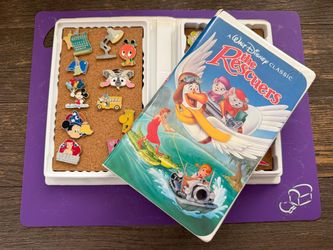 Disney The Rescuers VHS Pin Board – Handmade Disney Pin Display