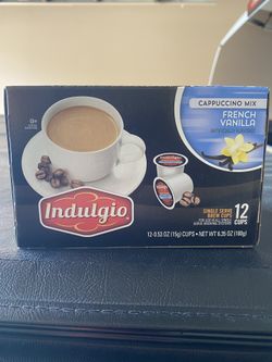 New Indulgio French Vanilla Cappuccino K Cups