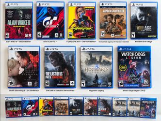 PS5 Games for Sale – 9 Games – Individual or Bundle – $150