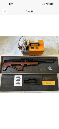 Pinty P35X PCP Air Rifle Kit w/ Compressor & Scope