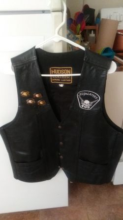 Leather vest. 25.00