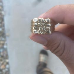 14k Gold Nugget Ring