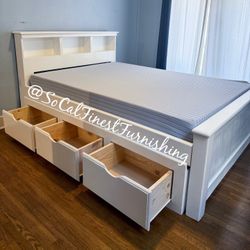 Full Bed And Drawers With Drawers 