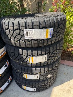 285/70r17 Goodyear tires nuevas con 65,000 millas de garantía las 4