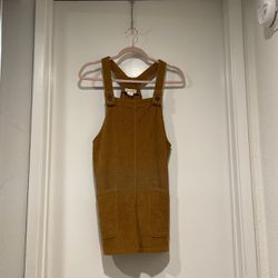 Velvet Overall Dress
