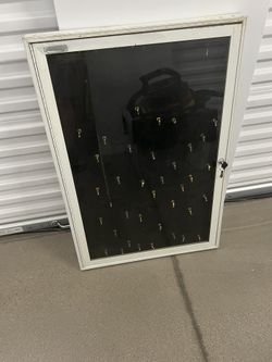 Cabinet from old movie theater for posters