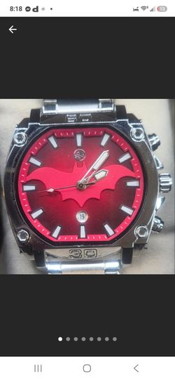 Brandnew Dark Night Red Stainless Steal  Crome Wristband