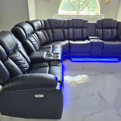 Sofa Seccional Reclinable a Estrenar / Recliner Sectional Sofa ⭐️ Financing Available~ $0 Down Payment~ No Credit Needed!!