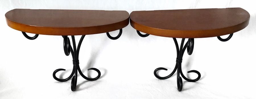 2 Solid Maple Hanging Wall Shelves