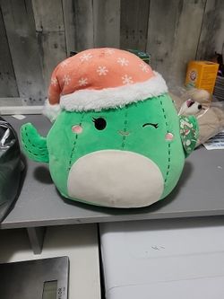 Squishmallows 12" Maritza Cactus with Santa hat Medium Plush New With Tags