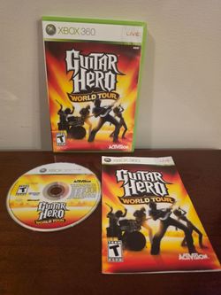 Guitar Hero World Tour (Microsoft Xbox 360) Complete w/ Manual CIB