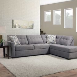 Grey Sectional! Good Condition! Great Price!
