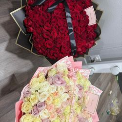 Ramos Buchones Rosas Artificiales Ramo 