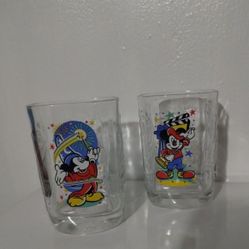 2000 MCDONALD'S DISNEY MILLENIUM GLASS COLLECTION 