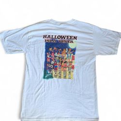 Vintage Santa Barbara Island Vista Halloween Cartoon Parody Shirt