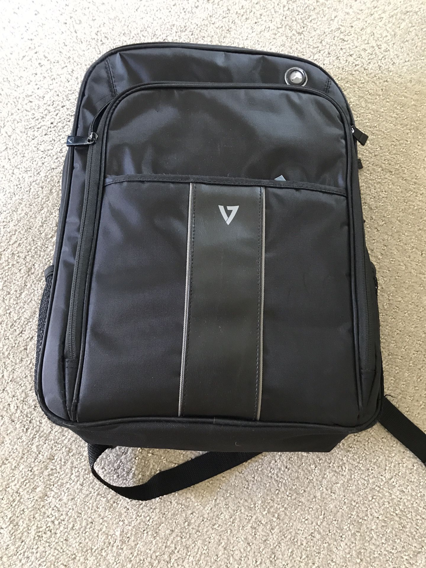 Black backpack for computer and notebooks