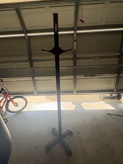 Wooden coat hanger