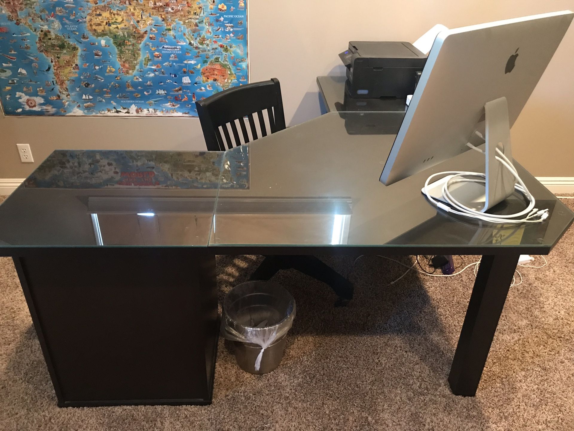 Pottery Barn Bedford Corner Desk Espresso for Sale in Tustin, CA