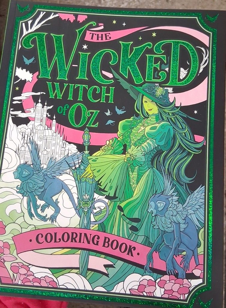 New Wicked Witch Of Oz Advanced Coloring Book