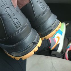Steel tOE Boots $140 Only Wore  Once  💯🌺🤑🤑