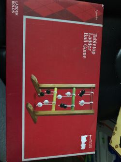 New tabletop ladder ball game