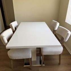 White Kitchen Table (Chairs not Included)