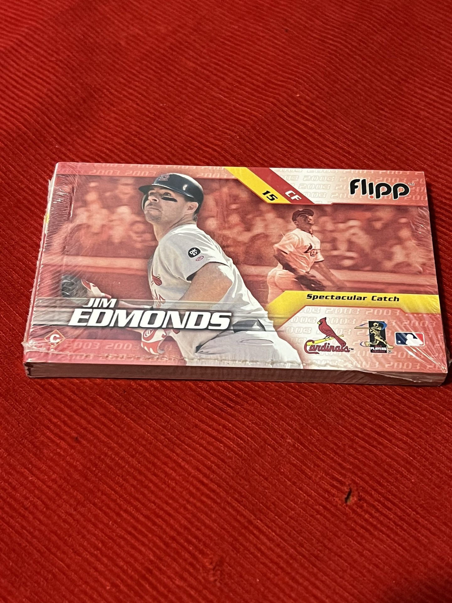 JIM EDMONDS 2002 Core “Flipp” Book ! (Very Cool)