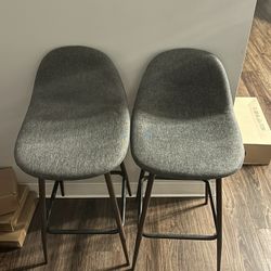 Set Of 2 Barstools 