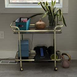 Gold Bar Cart