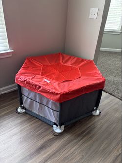 45” Small Animal Playpen – Stainless Steel Brooder Box with Removable Roof