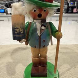 Steinbach German Incense Smoker Oktoberfest Musi Gaudi Radi Wooden Figure