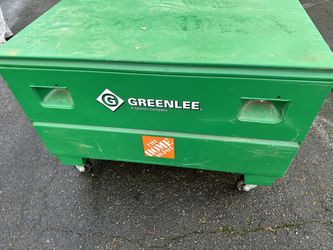 Greenlee Jobsite Box – Heavy-Duty • Lockable • On Casters – $500