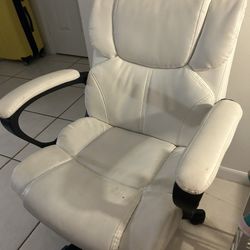 Rolling Adjustable Leather Chair/ Office Chair 