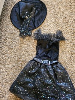 Witch dress costume girls medium