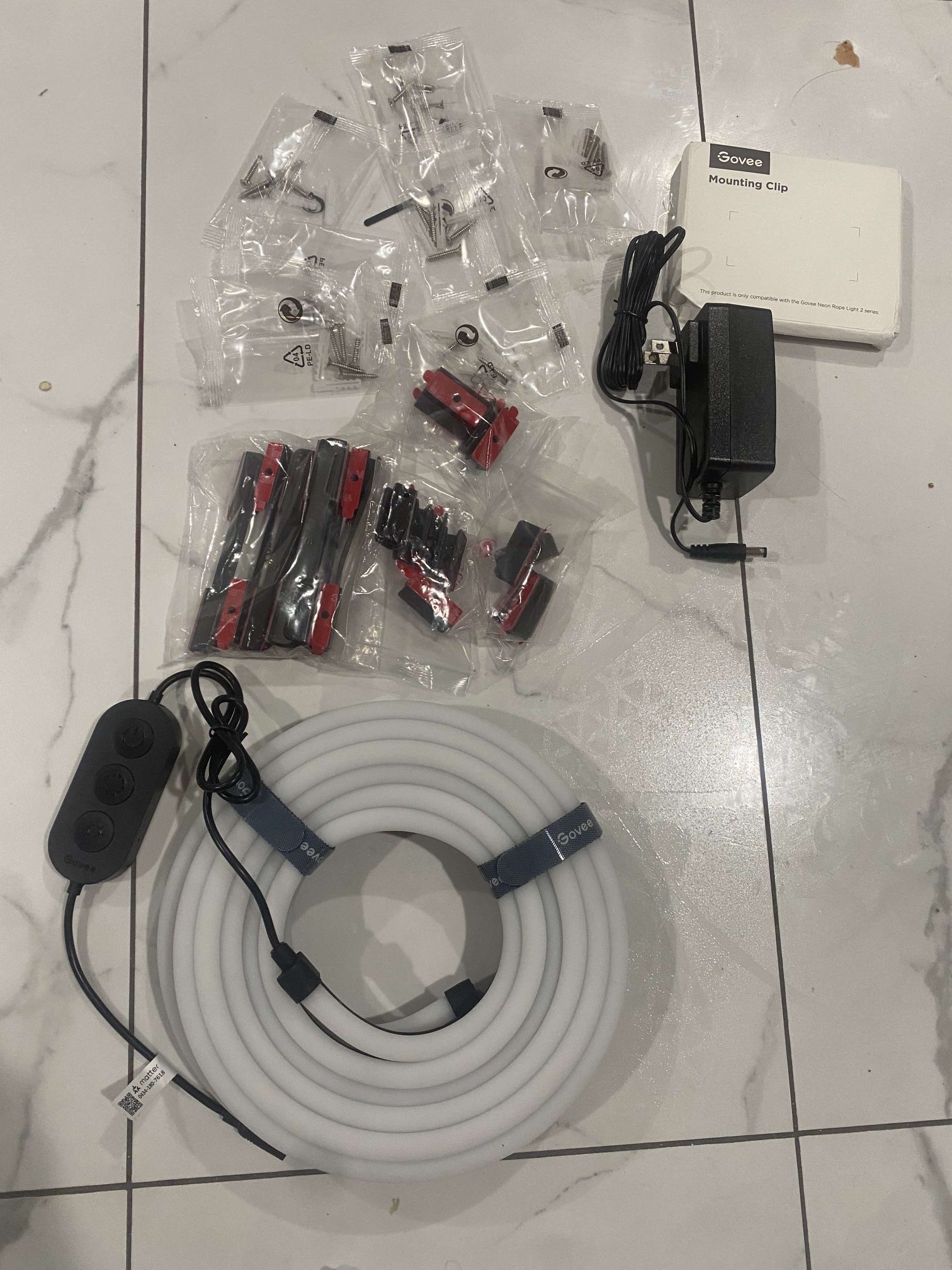 Govee RGBIC Neon Lights, LED Smart Neon Rope Light 2 Works with Matter, Alexa,